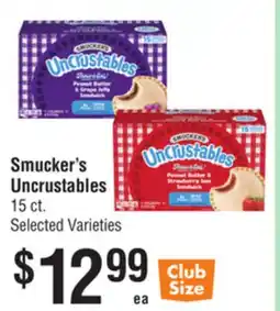 Smart & Final Smucker's Uncrustables offer