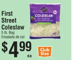 Smart & Final First Street Coleslaw offer