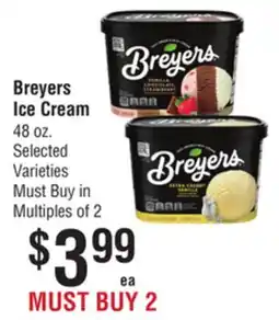 Smart & Final Breyers Ice Cream offer