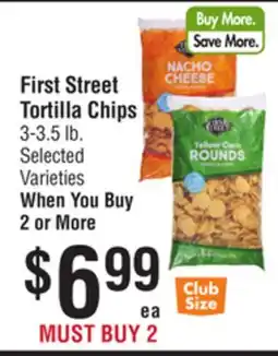 Smart & Final First Street Tortilla Chips offer