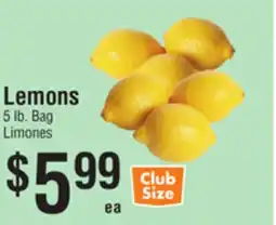 Smart & Final Lemons offer