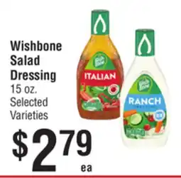 Smart & Final Wishbone Salad Dressing offer