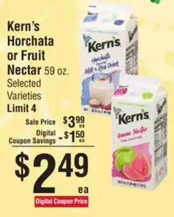 Smart & Final Kern's Horchata or Fruit Nectar offer