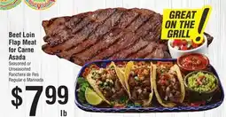 Smart & Final Beef Loin Flap Meat for Carne Asada offer