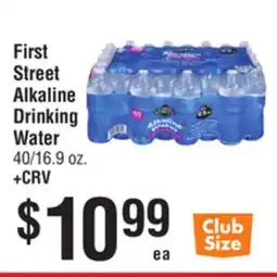 Smart & Final First Street Alkaline Drinking Water offer