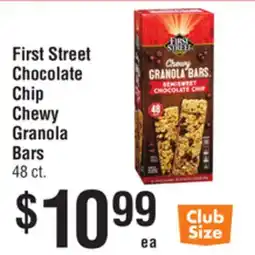 Smart & Final First Street Chocolate Chip Chewy Granola Bars offer