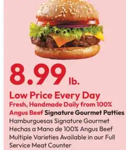 Stater Bros Signature Gourmet Patties offer