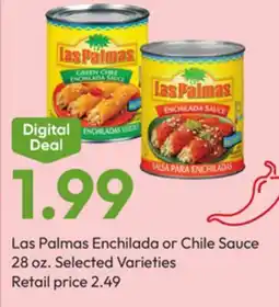 Stater Bros Las Palmas Enchilada or Chile Sauce offer
