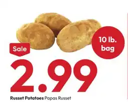 Stater Bros Russet Potatoes offer