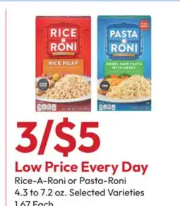 Stater Bros Rice-A-Roni or Pasta-Roni offer