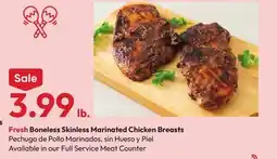 Stater Bros Fresh Boneless Skinless Marinated Chicken Breasts offer