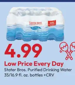 Stater Bros Stater Bros. Purified Drinking Water offer