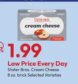 Stater Bros Stater Bros. Cream Cheese offer