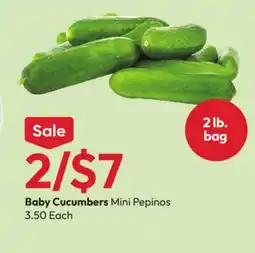 Stater Bros Baby Cucumbers offer