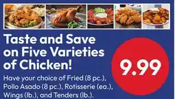 Stater Bros Taste and Save on Five Varieties of Chicken! offer
