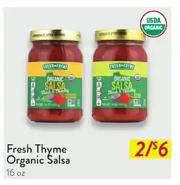 Fresh Thyme Fresh Thyme Organic Salsa offer