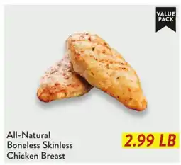 Fresh Thyme All-Natural Boneless Skinless Chicken Breast offer