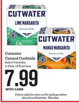 Mariano's Cutwater Canned Cocktails offer
