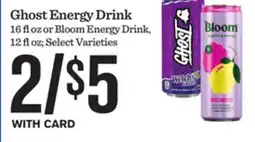 Mariano's Ghost Energy Drink offer