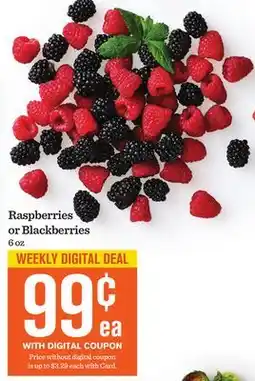 Mariano's Raspberries or Blackberries offer