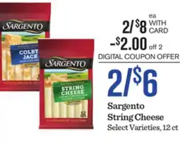 Mariano's Sargento String Cheese offer