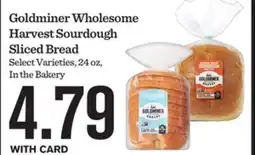 Mariano's Goldminer Wholesome Harvest Sourdough Sliced Bread offer