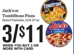 Mariano's Jack's or TombStone Pizza offer