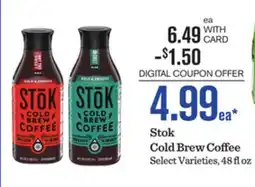 Mariano's Stok Cold Brew Coffee offer
