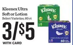 Mariano's Kleenex Ultra Soft or Lotion offer