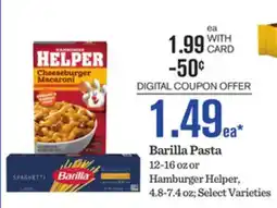 Mariano's Barilla Pasta offer