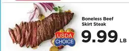 Food 4 Less Boneless Beef Skirt Steak offer