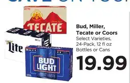 Food 4 Less Bud, Miller, Tecate or Coors offer