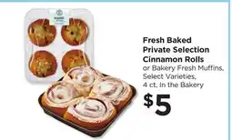 Food 4 Less Fresh Baked Private Selection Cinnamon Rolls offer