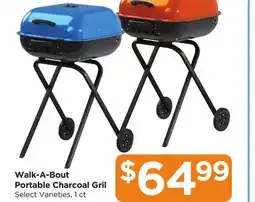 Food 4 Less Walk-A-Bout Portable Charcoal Gril offer