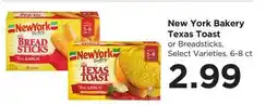 Food 4 Less New York Bakery Texas Toast offer