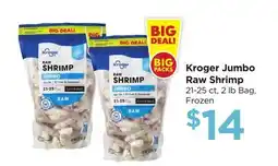 Food 4 Less Kroger Jumbo Raw Shrimp offer