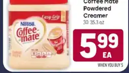 Tony’s Fresh Market Coffee Mate Powdered Creamer offer
