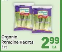 Tony’s Fresh Market Organic Romaine Hearts offer