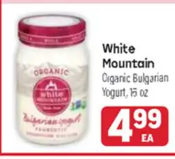 Tony’s Fresh Market White Mountain Organic Bulgarian Yogurt offer