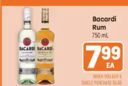 Tony’s Fresh Market Bacardí Rum offer