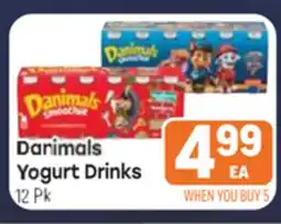 Tony’s Fresh Market Danimals Yogurt Drinks offer