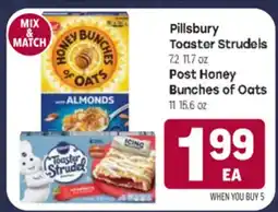 Tony’s Fresh Market Pillsbury Toaster Strudels 7.2, 11.7 oz Post Honey Bunches of Oats 11 15.6 oz offer