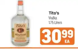 Tony’s Fresh Market Tito's Vodka offer