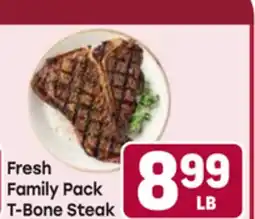 Tony’s Fresh Market Fresh Family Pack T-Bone Steak offer