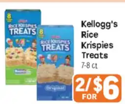 Tony’s Fresh Market Kellogg's Rice Krispies Treats offer