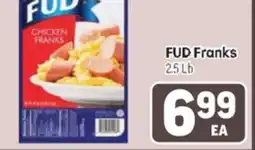 Tony’s Fresh Market FUD Franks offer