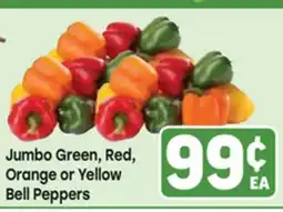 Tony’s Fresh Market Jumbo Green, Red, Orange or Yellow Bell Peppers offer