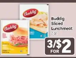 Tony’s Fresh Market Buddig Sliced Lunchmeat offer
