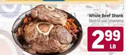 Tony’s Fresh Market Whole Beef Shank offer