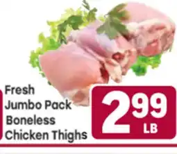 Tony’s Fresh Market Fresh Jumbo Pack Boneless Chicken Thighs offer